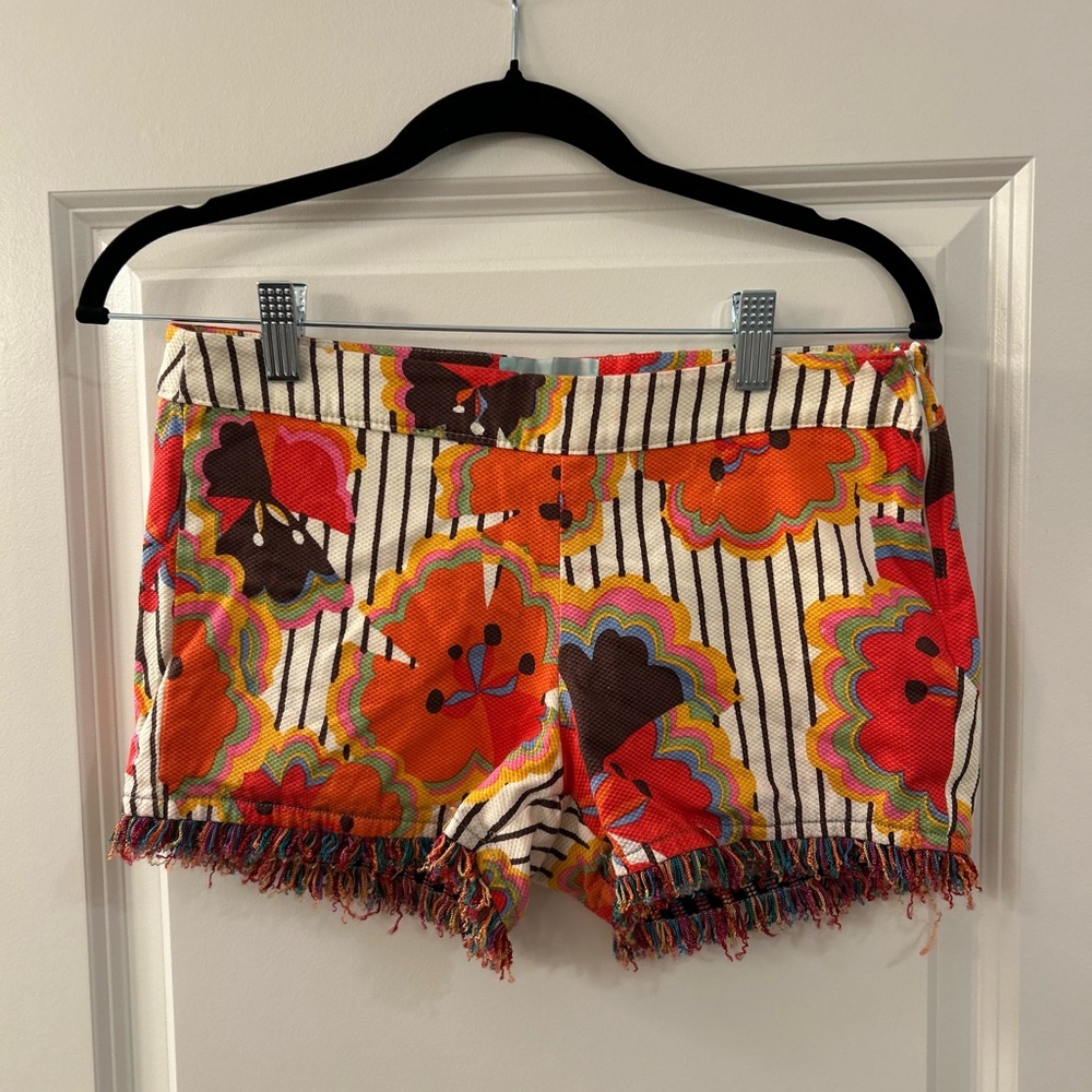 Judith March Fringe Shorts